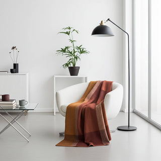 Alpaca Throw Blanket | Amber
