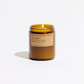 Teakwood & Tobacco | Soy Candle by P.F. Candle Co