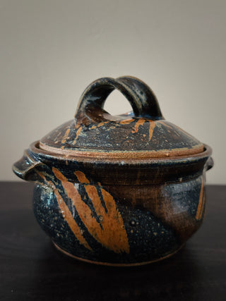Studio Pottery Jar with Lid