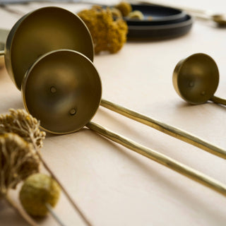 Forged Brass Ladles | Set of 3