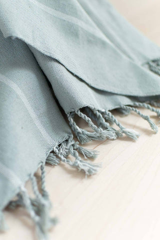 Oversized Woven Hand Towel | Sage Green