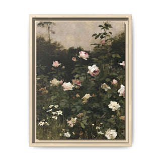 The Rose Garden | Framed Canvas Print