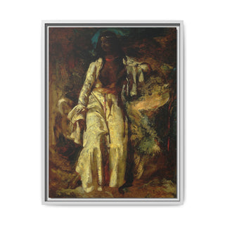 "Nubian Woman" | Framed Canvas Print
