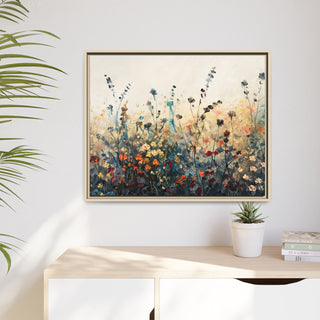 Wildflowers | Framed Canvas Print