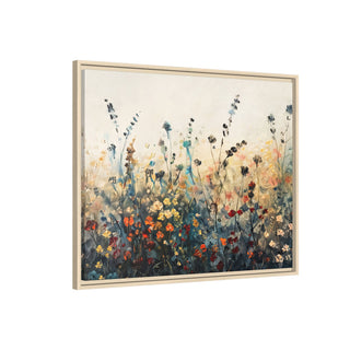Wildflowers | Framed Canvas Print