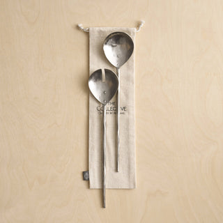 Forge Pewter Salad Servers | Set of 2