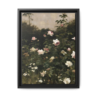 The Rose Garden | Framed Canvas Print