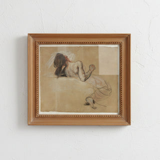 "Crouching Woman" Art Print