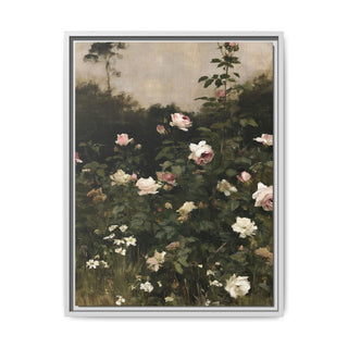 The Rose Garden | Framed Canvas Print