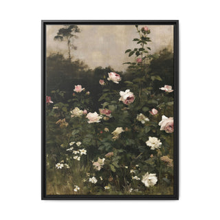 The Rose Garden | Framed Canvas Print