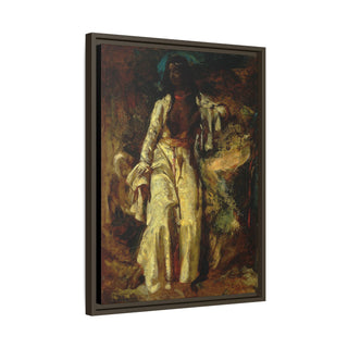"Nubian Woman" | Framed Canvas Print