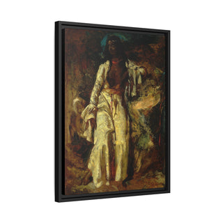 "Nubian Woman" | Framed Canvas Print