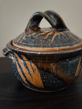 Studio Pottery Jar with Lid