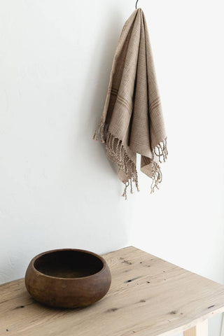 Oversized Woven Hand Towel | Desert
