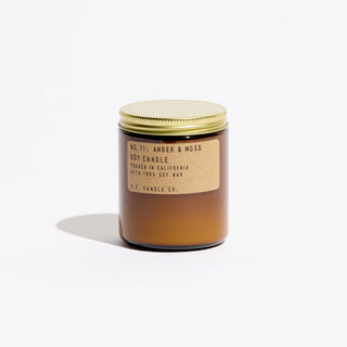 Amber & Moss | Soy Candle by P.F. Candle Co