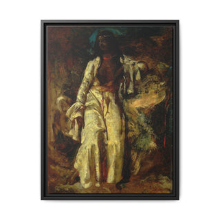 "Nubian Woman" | Framed Canvas Print