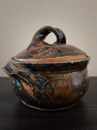 Studio Pottery Jar with Lid