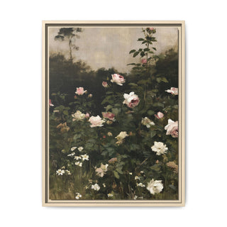 The Rose Garden | Framed Canvas Print