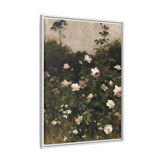 The Rose Garden | Framed Canvas Print