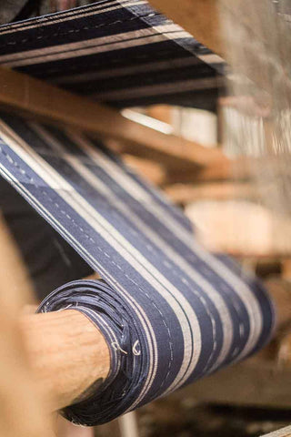 Oversized Woven Hand Towel | Indigo