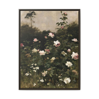 The Rose Garden | Framed Canvas Print