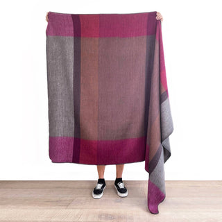 Alpaca Throw Blanket | Sunset