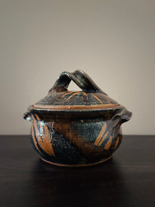 Studio Pottery Jar with Lid