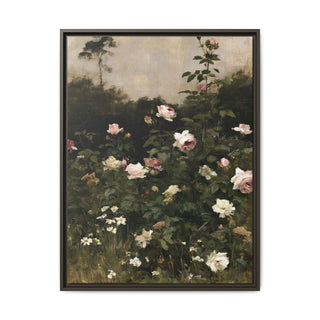 The Rose Garden | Framed Canvas Print