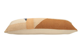 Handmade Geo Shapes Lumbar Pillow | Earth