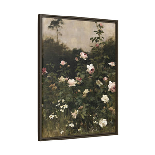 The Rose Garden | Framed Canvas Print