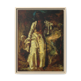 "Nubian Woman" | Framed Canvas Print