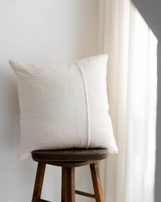Matelassé Pillow Cover | Soft White