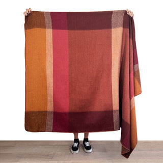 Alpaca Throw Blanket | Amber
