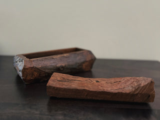 Carved Ironwood Trinket Box
