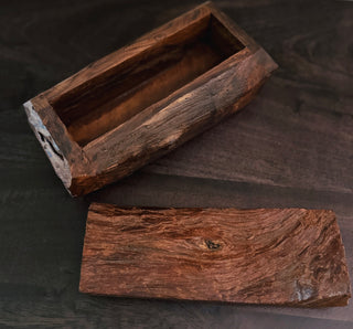 Carved Ironwood Trinket Box