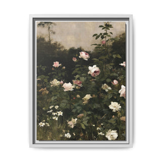 The Rose Garden | Framed Canvas Print