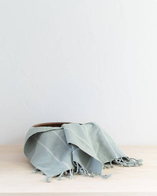 Oversized Woven Hand Towel | Sage Green