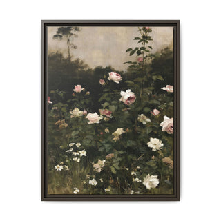 The Rose Garden | Framed Canvas Print