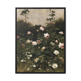 The Rose Garden | Framed Canvas Print