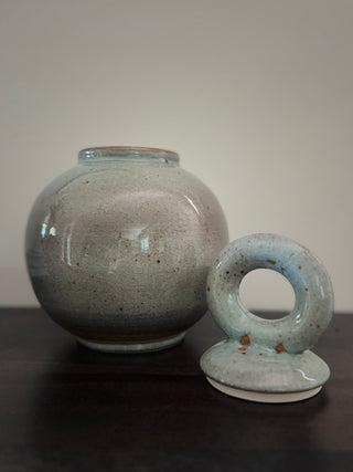 Ceramic Ring-Top Jar | Large