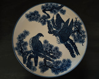 Japanese Hand-Painted Charger Plate