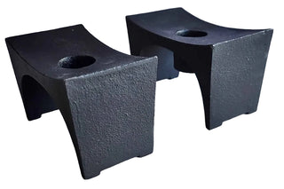 Dansk Cast Iron Candlestick Holders by Jens Quistgaard (Pair)