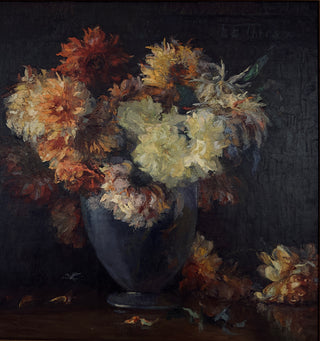 The Moody Bouquet | Framed Canvas Print