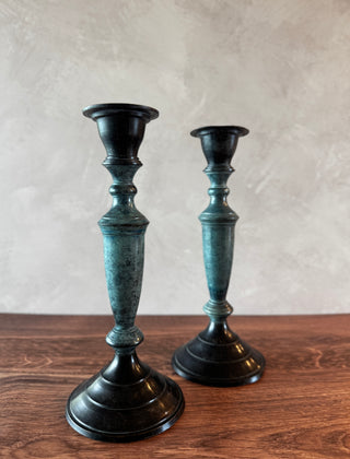 Verdegris Candlesticks (Pair)