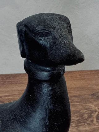 Vintage Bronze Whippet Statue