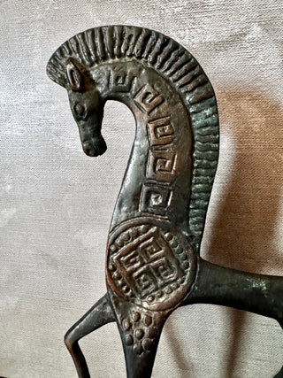 Bronze Etruscan Horse Statue