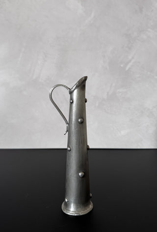 Norwegian Pewter Bowl & Pitcher Vase Set