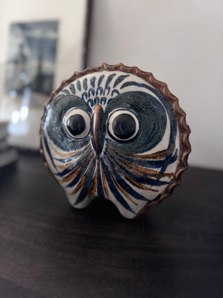 Hand-Painted Mexican Tonala Owl