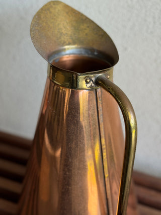 Copper and Brass Large Water Jug