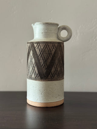 Bitossi Aldo Londi Italy | Tall Pitcher Sgraffito